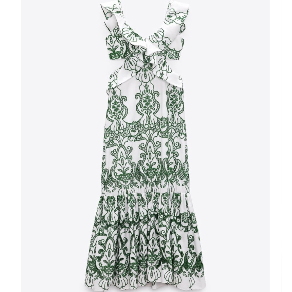 Zara RUFFLED DRESS LIMITED EDITION - Picture 5 of 9